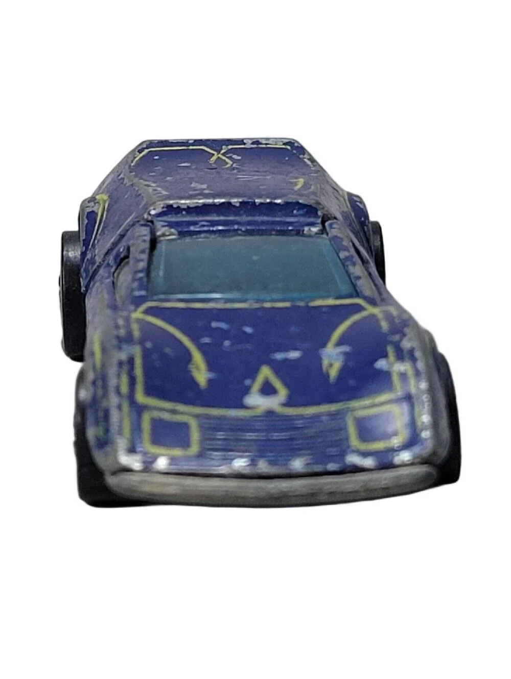 Vintage Hot Wheels Flying Colors Redline BUZZ OFF Dark Blue Enamel Hong Kong